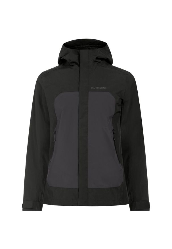 Płaszcz przeciwdeszczowy Didriksons Grit. Kolor: czarny. Sport: turystyka piesza