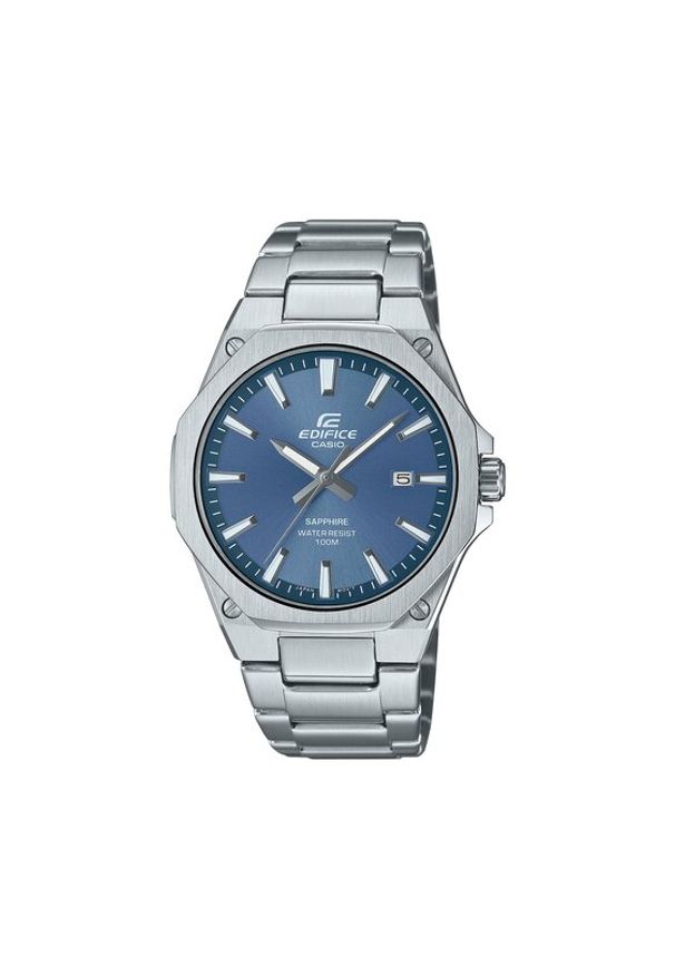 Casio Zegarek Edifice Classic Sapphire EFR-S108D-2AVUEF Srebrny. Kolor: srebrny