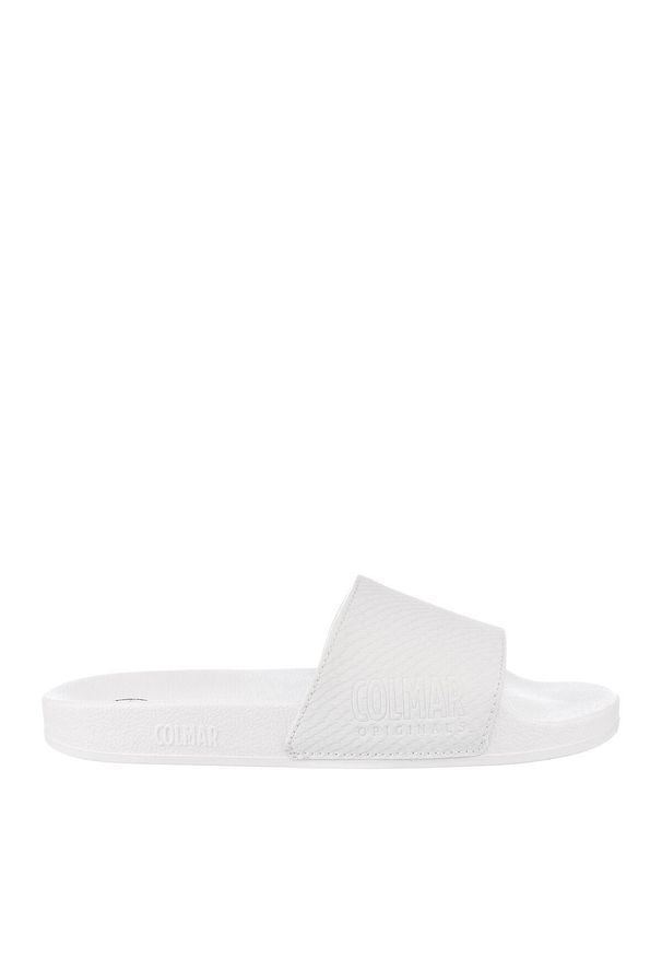 Colmar - Klapki damskie COLMAR Slipper Phyton Wkładka antypoślizgowa. Kolor: biały