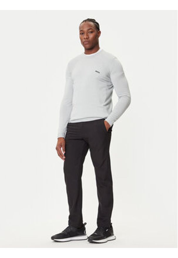 BOSS Sweter K_Momentum 50541944 Szary Regular Fit. Kolor: szary. Materiał: syntetyk
