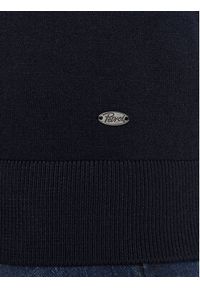 Petrol Industries Sweter Essential M-NOOS-KWR002 Granatowy Regular Fit. Kolor: niebieski. Materiał: wiskoza #5