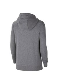 Nike - Damska Bluza Z Kapturem Park 20 Raglan. Typ kołnierza: kaptur. Kolor: szary. Długość rękawa: raglanowy rękaw