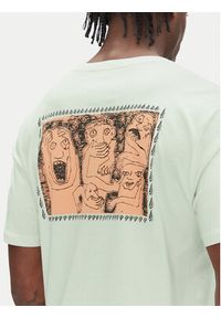 Volcom T-Shirt Crazybal A3512554 Zielony Classic Fit. Kolor: zielony. Materiał: bawełna #3