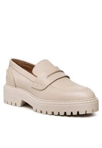 Gino Rossi Loafersy ELISA-23251 Beżowy. Kolor: beżowy. Materiał: skóra