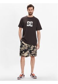 DC T-Shirt Shatter ADYZT05234 Brązowy Relaxed Fit. Kolor: brązowy. Materiał: bawełna #2