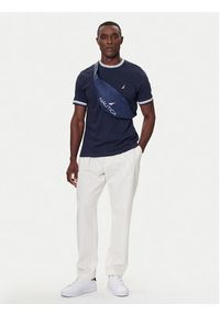 Nautica T-Shirt N1S03440 Granatowy Regular Fit. Kolor: niebieski. Materiał: bawełna #5