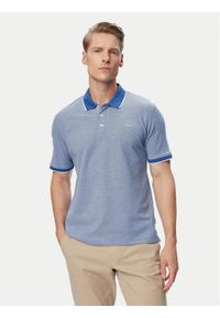 Jack & Jones Polo Blualves 12274681 Niebieski Regular Fit. Typ kołnierza: polo. Kolor: niebieski. Materiał: bawełna #1
