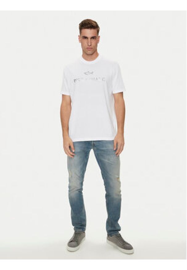 PAUL & SHARK - Paul&Shark T-Shirt 14311602 Biały Regular Fit. Kolor: biały. Materiał: bawełna