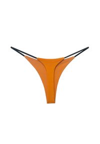 Intica - Stringi damskie z cienkimi paseczkami eleganckie i wygodne Inyong. Kolor: pomarańczowy. Materiał: tkanina, materiał