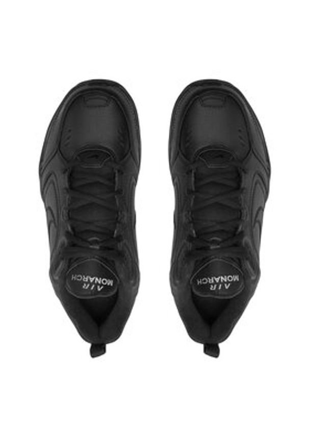 Nike Buty na siłownię Air Monarch IV (4E) 416355 001 Czarny. Kolor: czarny. Materiał: skóra. Sport: fitness