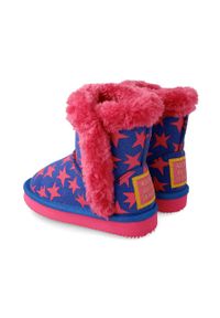 Agatha Ruiz de la Prada śniegowce dziecięce kolor niebieski. Nosek buta: okrągły. Kolor: niebieski. Materiał: polar, guma #2