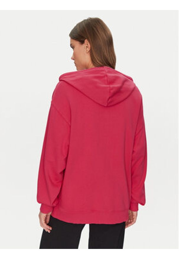 Vans Bluza VN000GGBC9L1 Różowy Oversize. Kolor: różowy. Materiał: syntetyk, bawełna