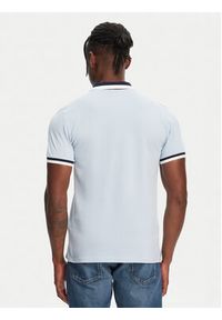 Robe di Kappa Polo Atsushi 611255W Niebieski Slim Fit. Typ kołnierza: polo. Kolor: niebieski. Materiał: bawełna