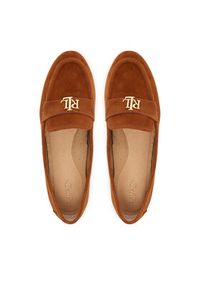Lauren Ralph Lauren - LAUREN RALPH LAUREN Lordsy 802946809014 Brązowy. Kolor: brązowy. Materiał: zamsz, skóra #6