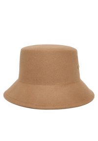 Weekend Max Mara Czapka Yaqui 2525576075 Brązowy. Kolor: brązowy. Materiał: materiał, wełna