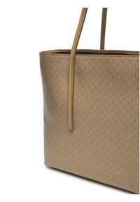 Calvin Klein Torebka Emblem Aop Tote W/ Pouch LV04F3266G Beżowy. Kolor: beżowy. Materiał: skórzane #2