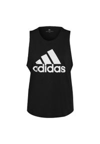 Adidas - Damski tank top adidas Essentials Big Logo. Kolor: wielokolorowy, czarny, biały. Materiał: materiał. Sezon: lato