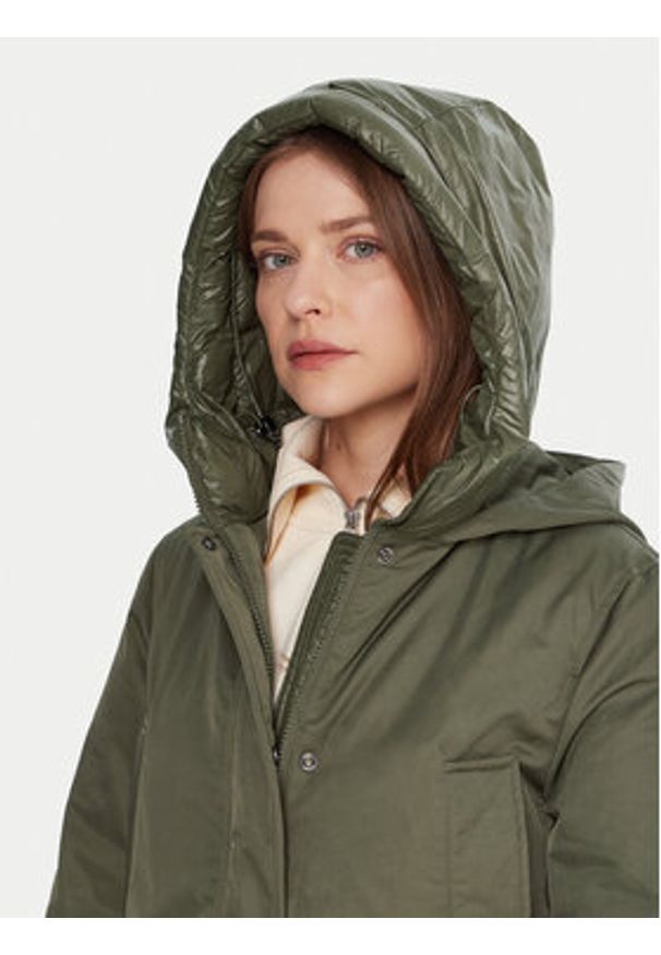 TOMMY HILFIGER - Tommy Hilfiger Parka WW0WW46533 Zielony Relaxed Fit. Kolor: zielony. Materiał: syntetyk