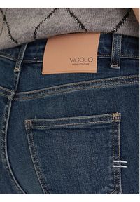 ViCOLO Jeansy DF5102 Niebieski Bootcut Fit. Kolor: niebieski #4