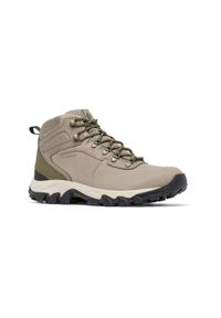 columbia - Męskie buty turystyczne Columbia Newton Ridge Plus II Waterproof. Kolor: beżowy. Materiał: skóra. Sport: turystyka piesza