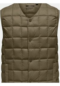 Only & Sons Kamizelka Gavin 22030622 Zielony Regular Fit. Kolor: zielony. Materiał: syntetyk #2