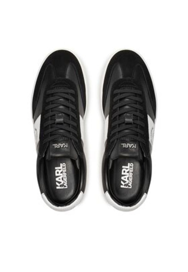 Karl Lagerfeld - KARL LAGERFELD Sneakersy KL51524 Czarny. Kolor: czarny. Materiał: skóra