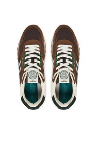 Pepe Jeans Sneakersy Kingston College M PMS400010 Brązowy. Kolor: brązowy. Materiał: zamsz, skóra