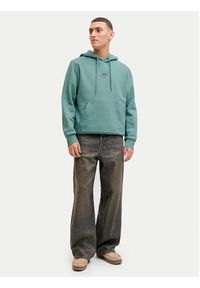 Jack & Jones Bluza Corp 12268422 Niebieski Regular Fit. Kolor: niebieski. Materiał: bawełna #4