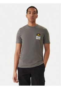 BOSS T-Shirt Plain 50556023 Szary Regular Fit. Kolor: szary. Materiał: bawełna #1