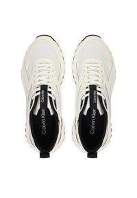 Calvin Klein Sneakersy Hike Run Ckstripe Mesh HW0HW03002 Biały. Kolor: biały. Materiał: materiał. Sport: bieganie #3