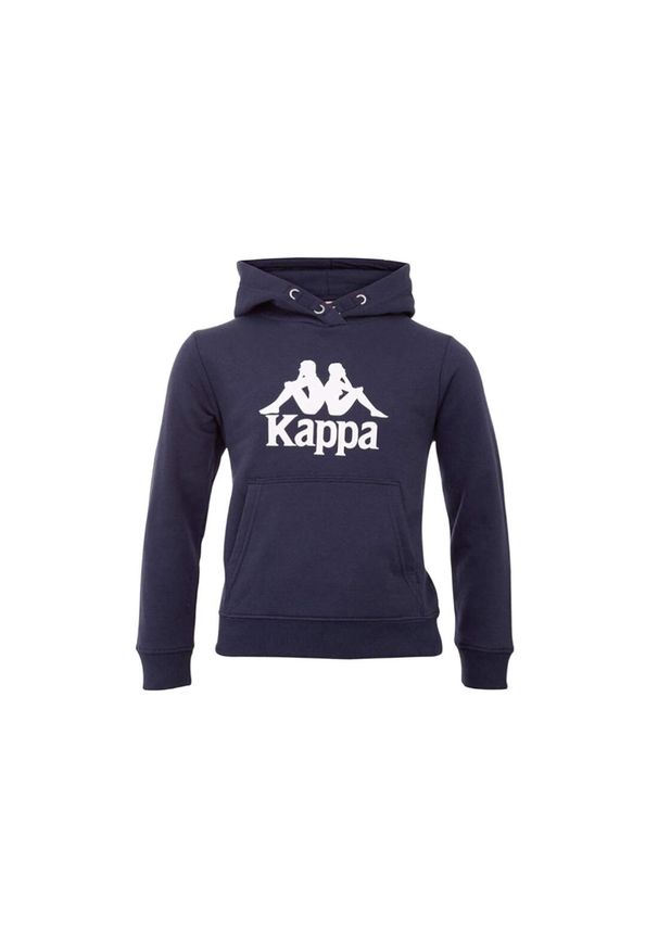 Bluza dresowa sportowa chłopięca Kappa Taino Kids Hoodie. Kolor: niebieski. Materiał: dresówka. Sport: turystyka piesza