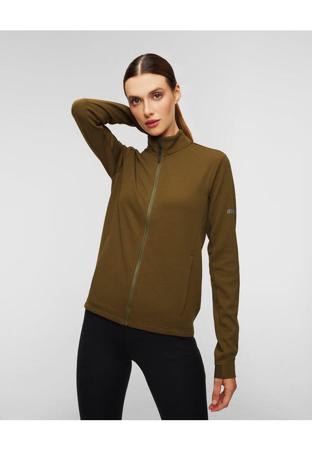 Bluza damska Dolomite Latemar Zip Fleece. Kolor: zielony