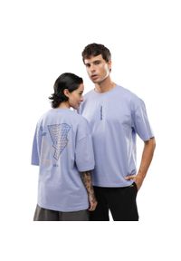 SIROKO - Męska koszulka bawełniana oversize Rayo Club Lifestyle Siroko RC Tactic Graphi. Kolor: fioletowy. Materiał: bawełna. Długość rękawa: krótki rękaw. Długość: krótkie #1