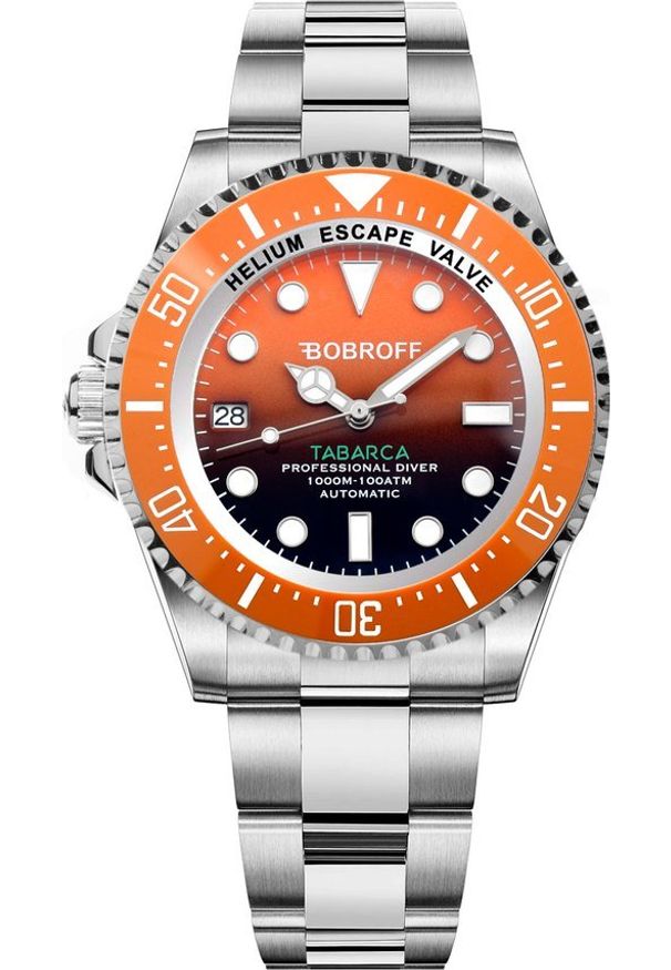 Zegarek Bobroff Męski Zegarek BOBROFF model BF0004ibn (44MM) NoSize