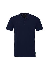 KEMPA - Koszulka polo dla dzieci Kempa Prime. Typ kołnierza: polo. Kolor: niebieski, czarny, biały, wielokolorowy. Wzór: haft, napisy. Styl: sportowy