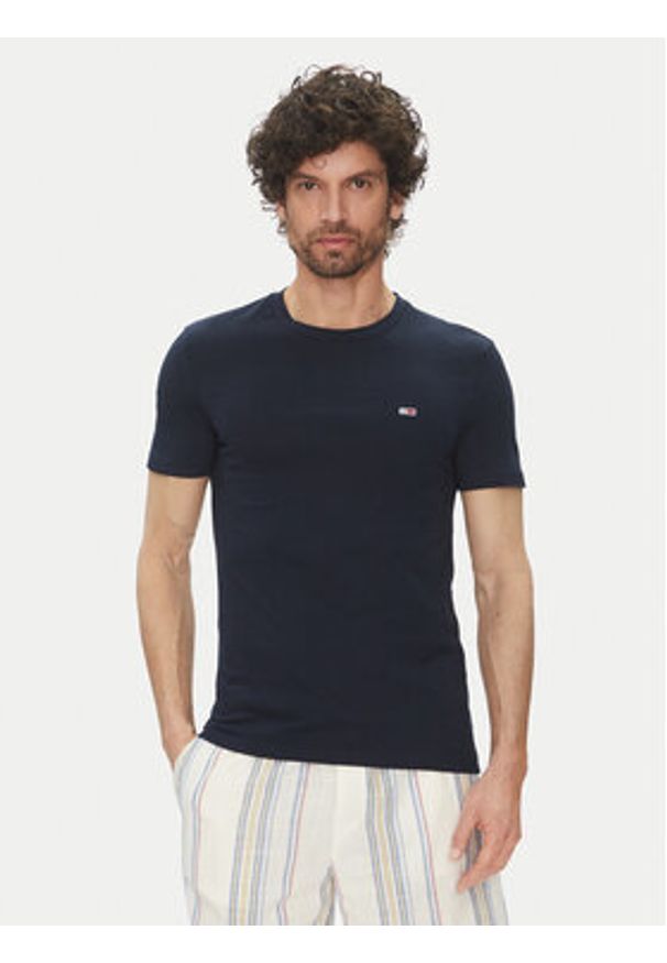Tommy Jeans Komplet 2 t-shirtów DM0DM20687 Kolorowy Slim Fit. Materiał: bawełna. Wzór: kolorowy