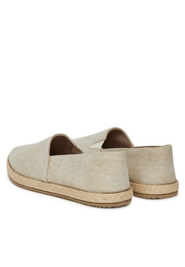 Lanetti Espadryle MF1594-1 Beżowy. Kolor: beżowy. Materiał: materiał