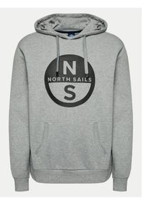 North Sails Bluza 691223 Szary Regular Fit. Kolor: szary. Materiał: bawełna #1