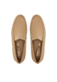 Clarks Mokasyny Torford Easy 26180890 Brązowy. Kolor: brązowy. Materiał: skóra, zamsz #4