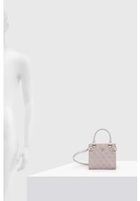 Guess torebka Girl kolor beżowy. Kolor: beżowy. Rodzaj torebki: na ramię #4