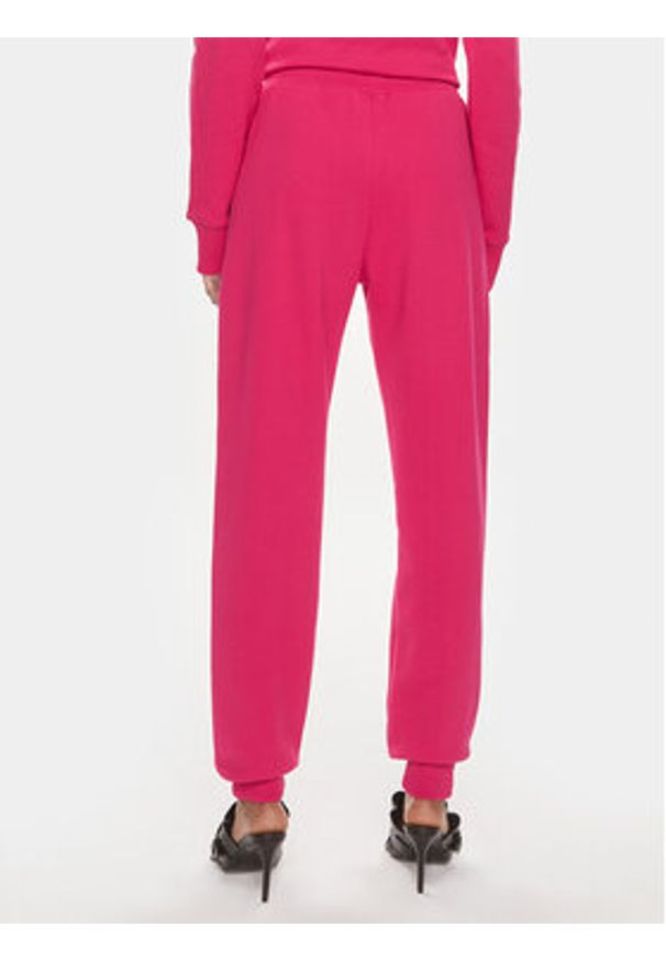 Versace Jeans Couture Spodnie dresowe 76HAAT01 Różowy Regular Fit. Kolor: różowy. Materiał: bawełna