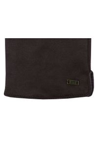 EM Men's Accessories - Miękkie i Delikatne Rękawiczki Męskie - Bawełniane - Czekoladowy Brąz. Kolor: beżowy, wielokolorowy, brązowy. Materiał: poliester, bawełna. Wzór: aplikacja. Sezon: zima, jesień #2