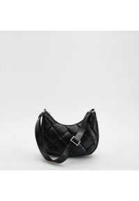 Reserved - Pikowana torebka - Czarny. Kolor: czarny. Materiał: pikowane