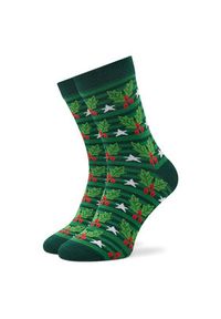 Rainbow Socks Zestaw 3 par wysokich skarpet unisex Xmas Balls Zielony. Kolor: zielony. Materiał: materiał, bawełna #3