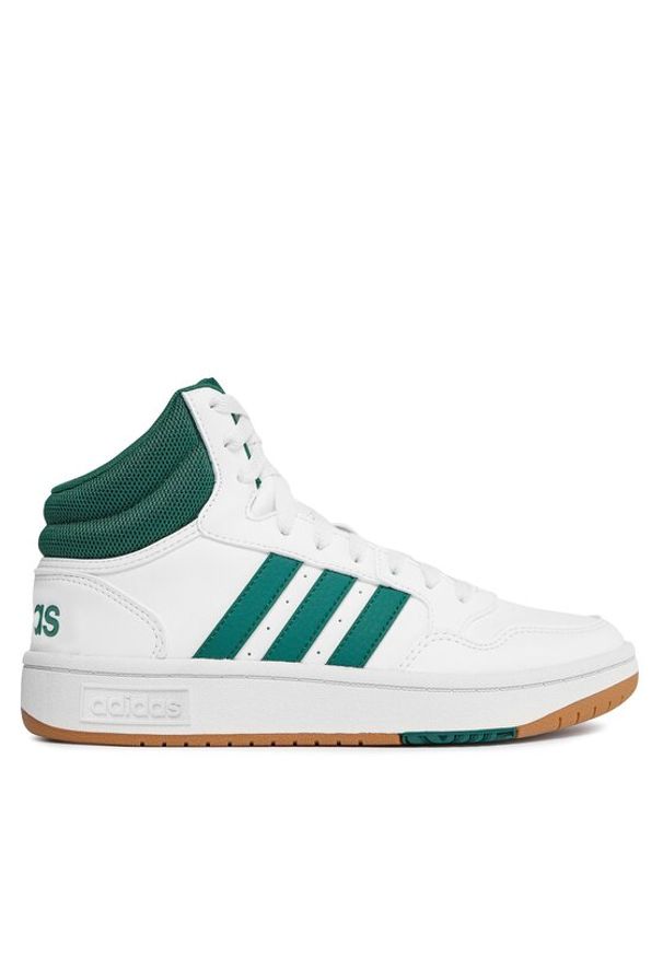 Adidas - adidas Sneakersy Hoops 3.0 Mid Lifestyle Basketball Classic Vintage Shoes IG5570 Biały. Kolor: biały. Sport: koszykówka