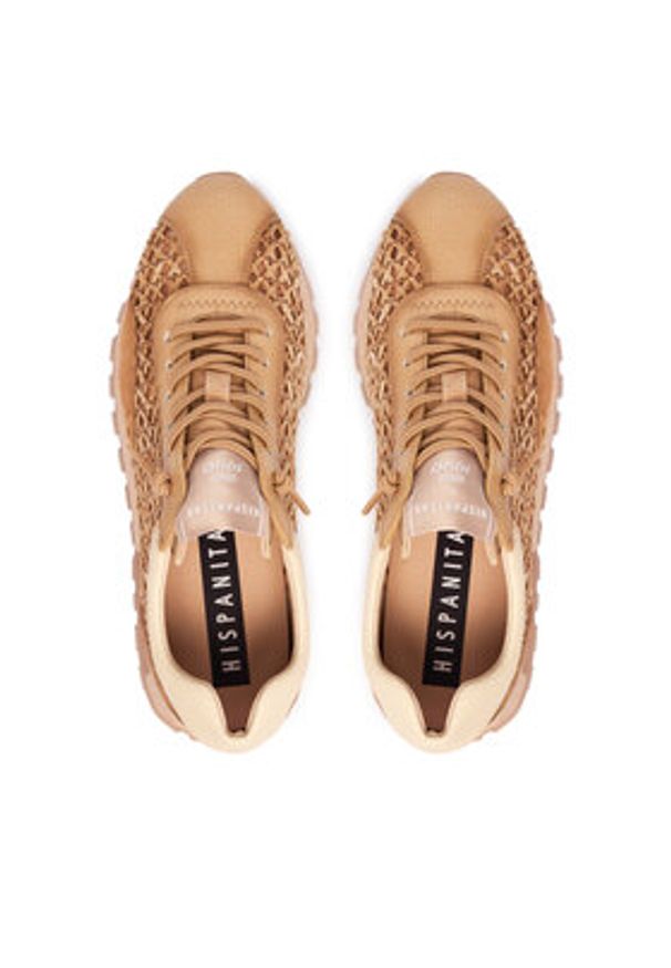 Hispanitas Sneakersy RHV264741 C001 Brązowy. Kolor: brązowy