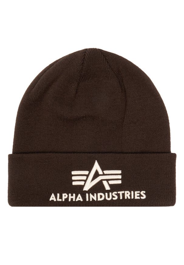 Alpha Industries Czapka 168910 Brązowy. Kolor: brązowy. Materiał: akryl