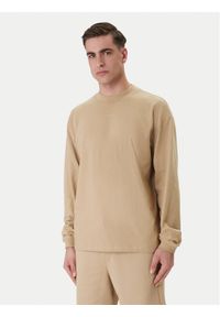 Hugo - HUGO Bluza Daposo 50511029 Beżowy Relaxed Fit. Kolor: beżowy. Materiał: bawełna #1