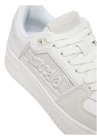 Just Cavalli Sneakersy 80RA3SM1 ZPC09 Biały. Kolor: biały. Materiał: skóra, zamsz #6