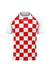 Koszulka Givova Dama Sports Biała - Rozmiar L - Lekka i Oddychająca. Kolor: czerwony, biały, wielokolorowy. Materiał: poliester. Sport: piłka nożna